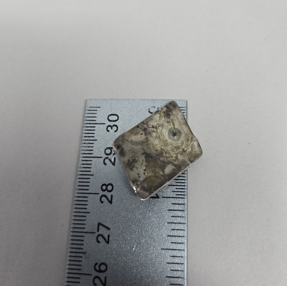 Cowgirl Western Silver Pierced Earrings With Moon Stone Ornate Structure Rodeo - Picture 9 of 10